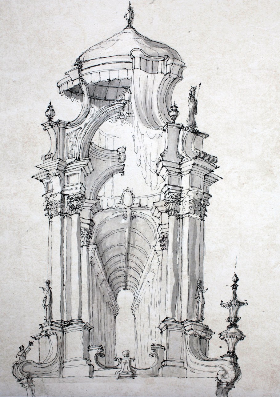 Отмывка детали архитектурного сооружения