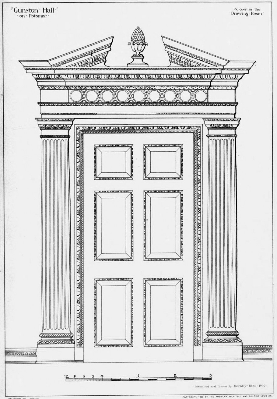 Архит детали Готика щипец