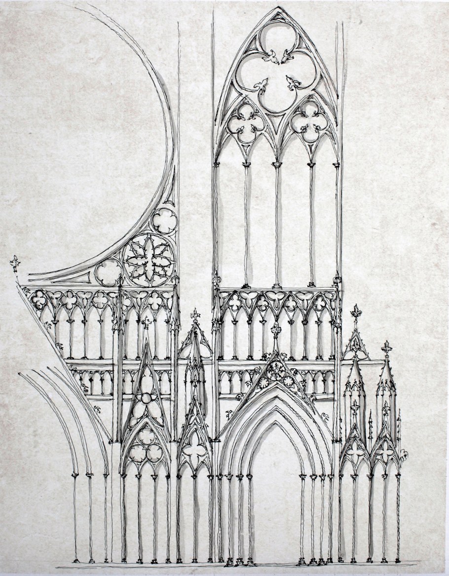 Архитектурная деталь живопись