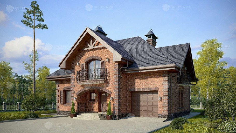 Проекты кирпичных домов