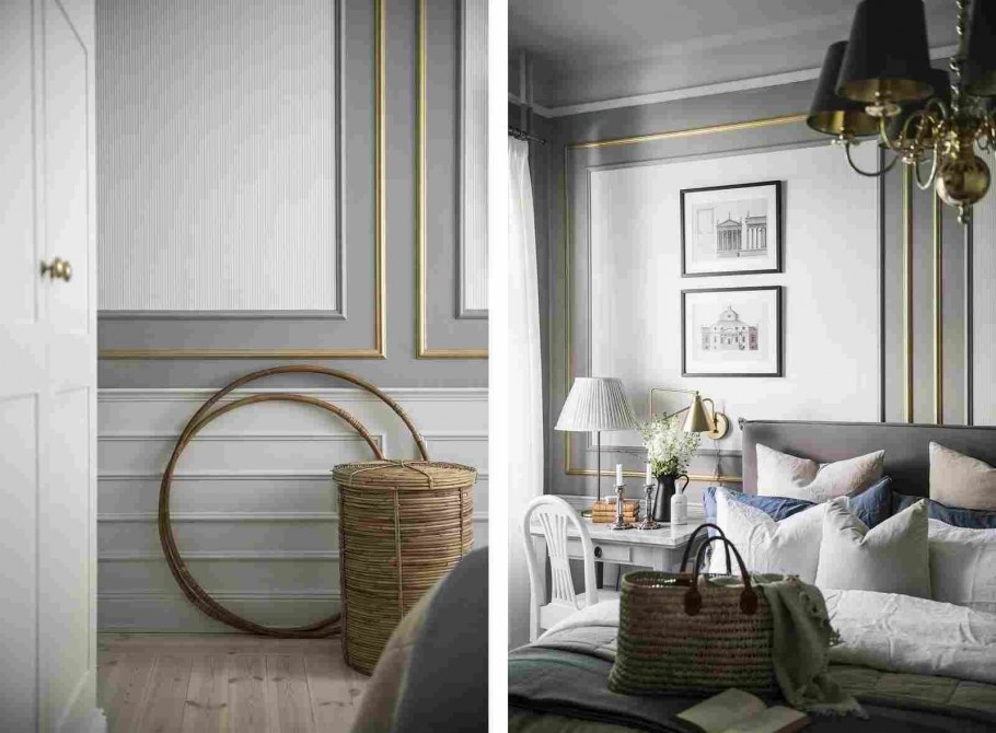 Молдинги и рейки в интерьере