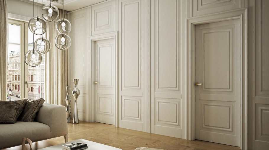 Молдинги на двери