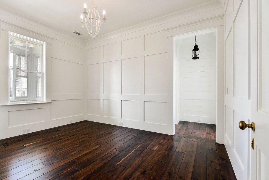 Белые деревянные панели для стен