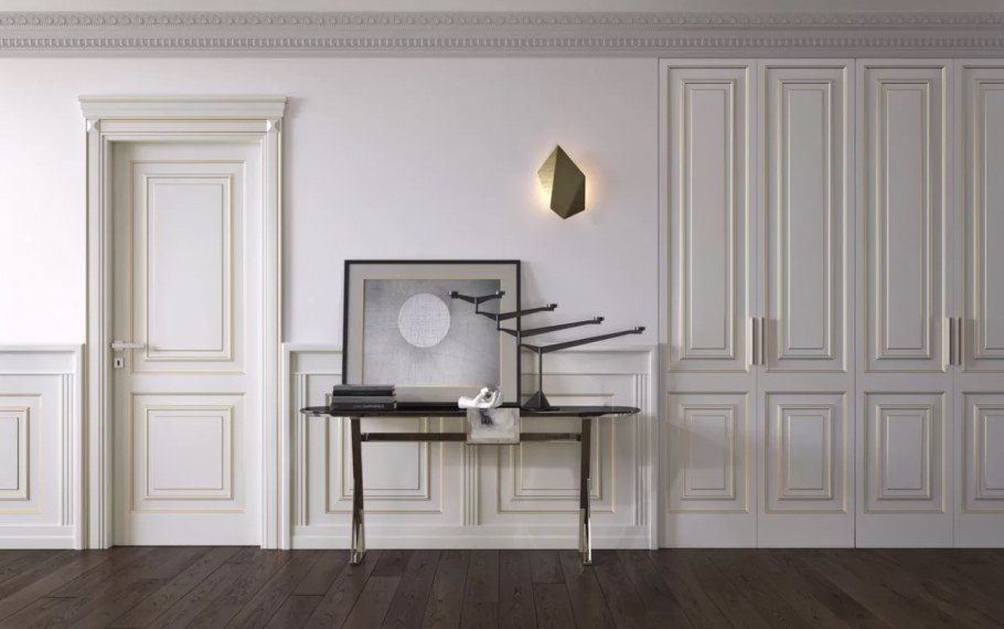 Декоративный плинтус на потолок