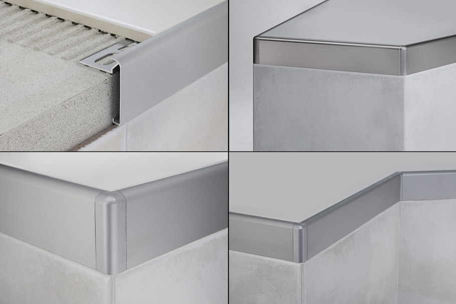 Угловой стык плитки