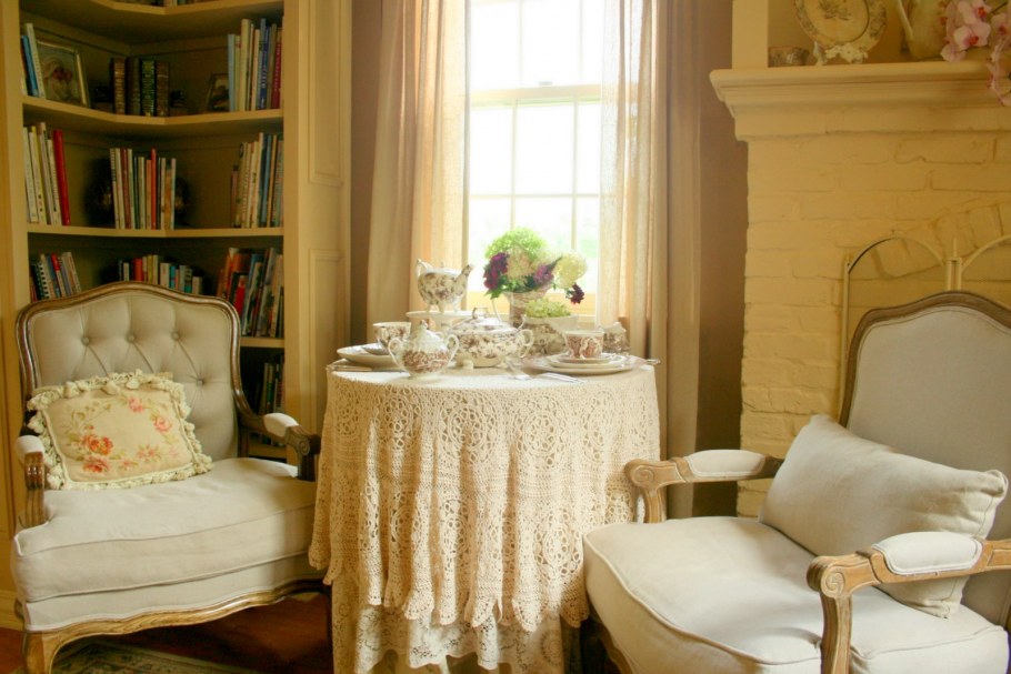 Домики из ткани в стиле шебби Шик