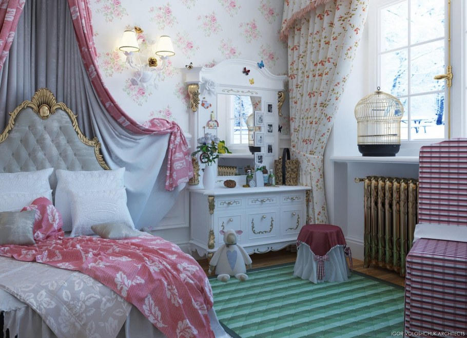 Комната для рукоделия в стиле шебби Шик