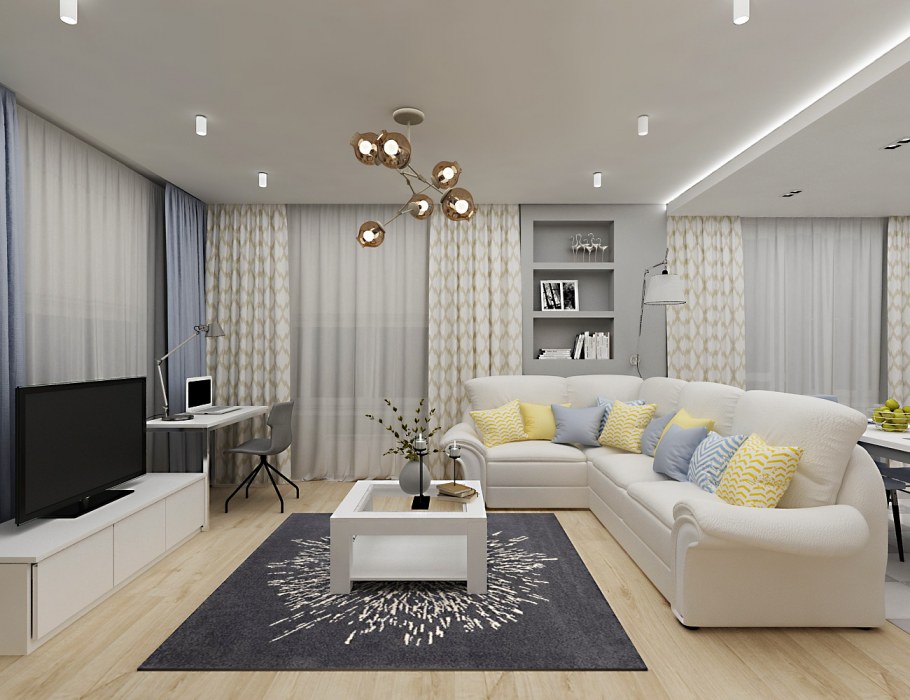 Проект гостиной