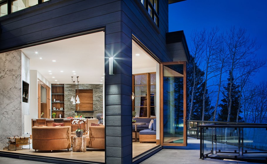 Покраска дома снаружи в стиле лофт