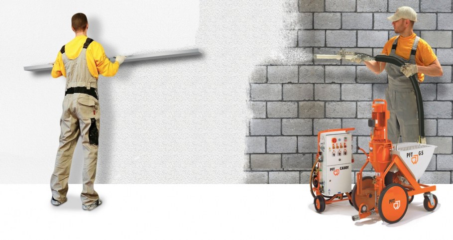 Машинная штукатурка