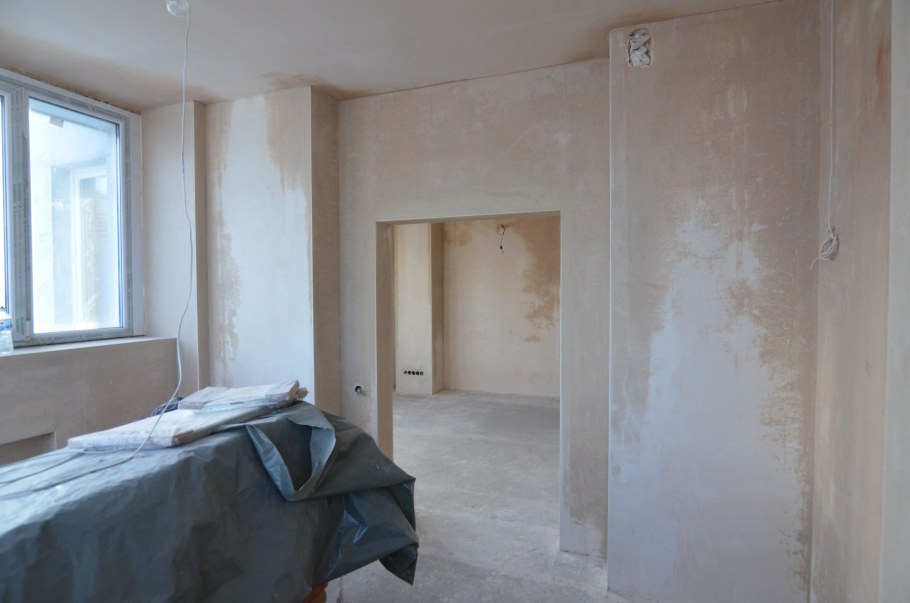 Петербург СПБ механизированная штукатурка квартире