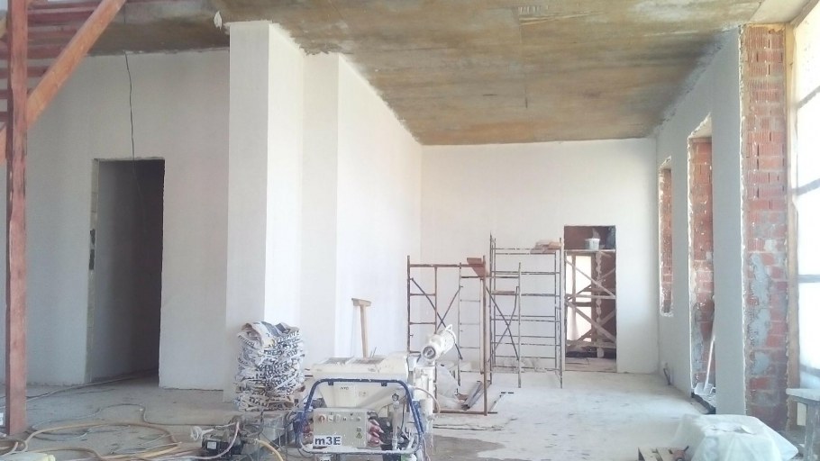 Высококачественная механизированная штукатурка