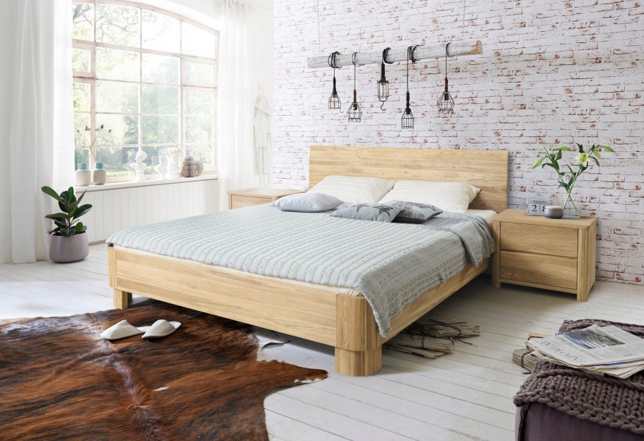 Кровать Лозанна массив дуба