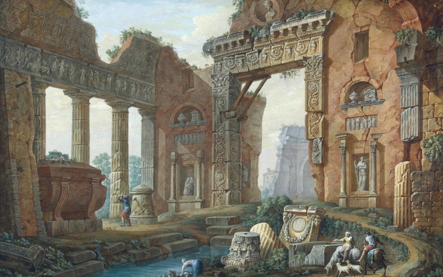 Архитектурная фантазия Шарль Луи Клериссо