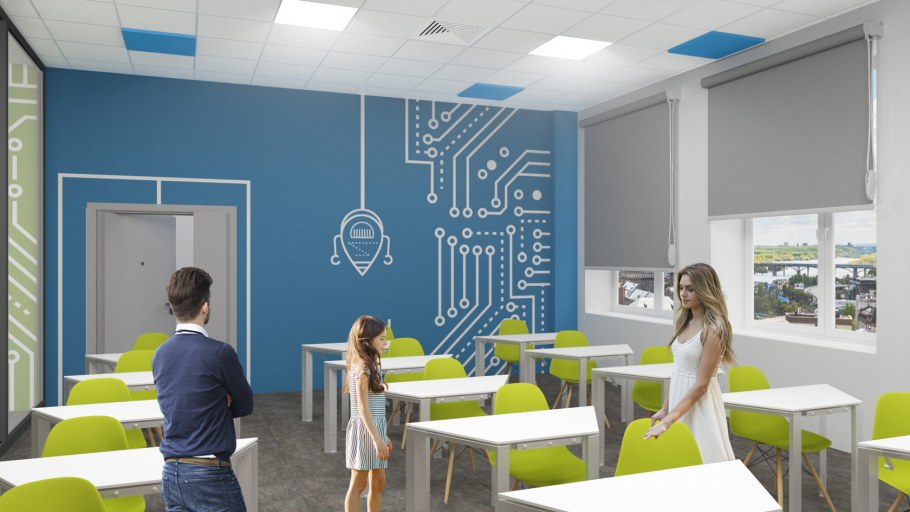 Интерьер школы