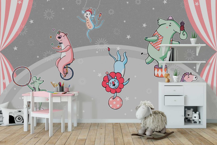 Дизайнерские обои в детскую комнату