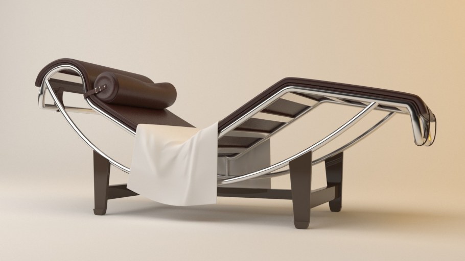 Шезлонг Ле Корбюзье 1828