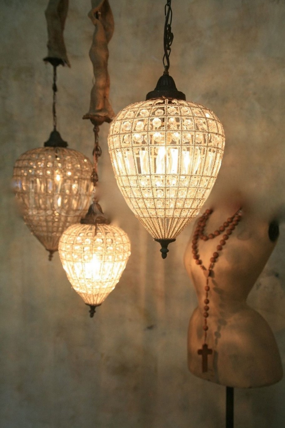 Настенное бра бронза старинная