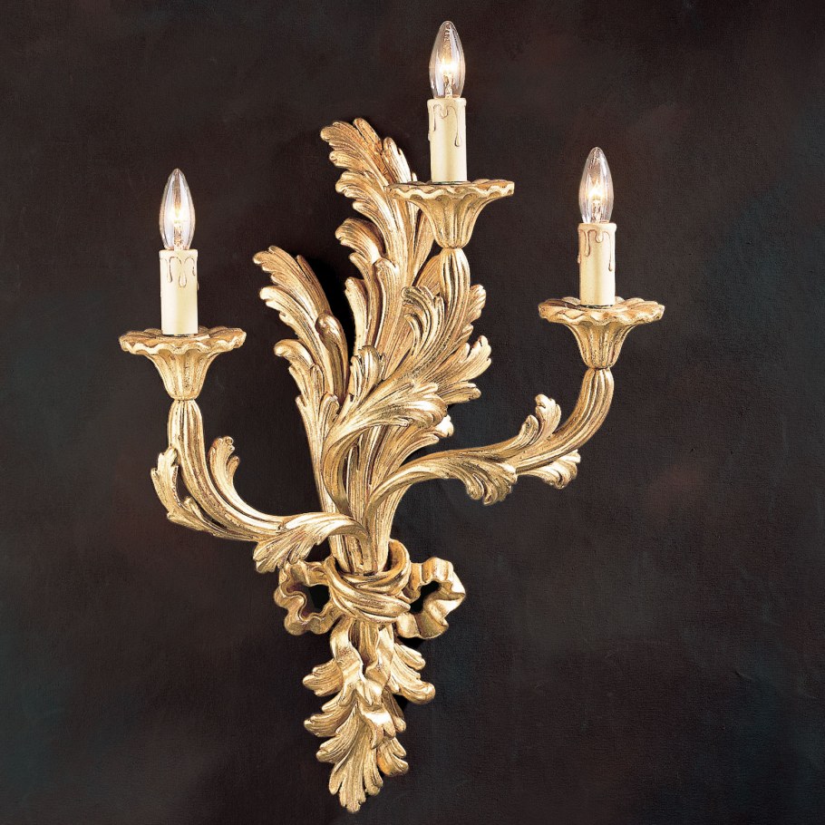 Светильник настенный листья