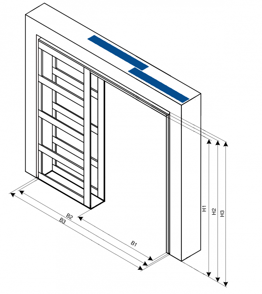 Межкомнатные двери амбарная система