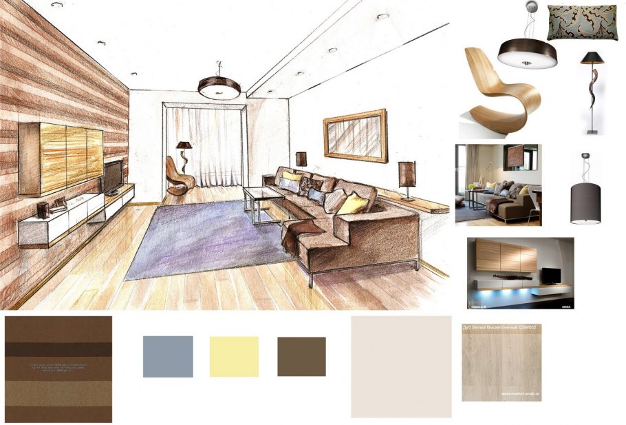 Дизайн проект чертеж