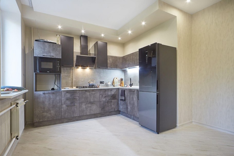 Отделка квартир с коричневым дрелью