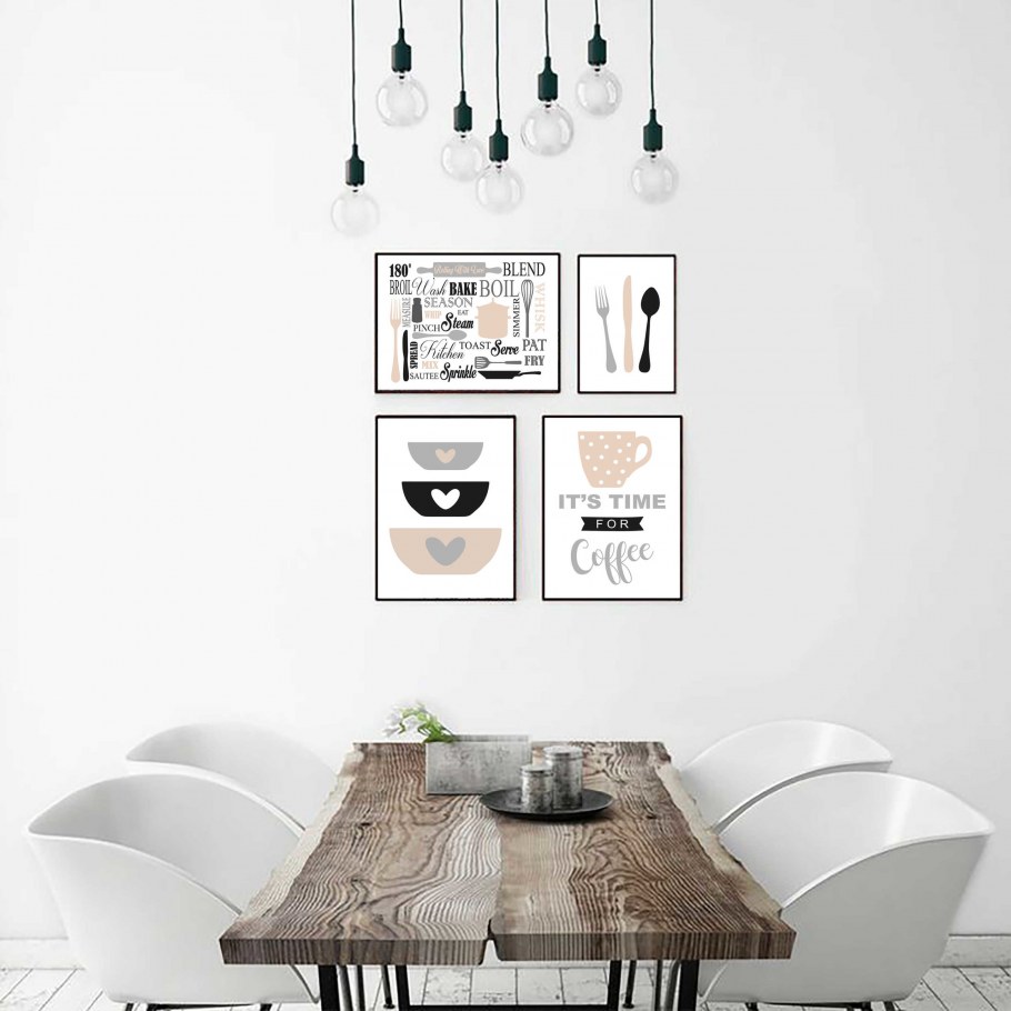 Постеры на кухню в скандинавском стиле