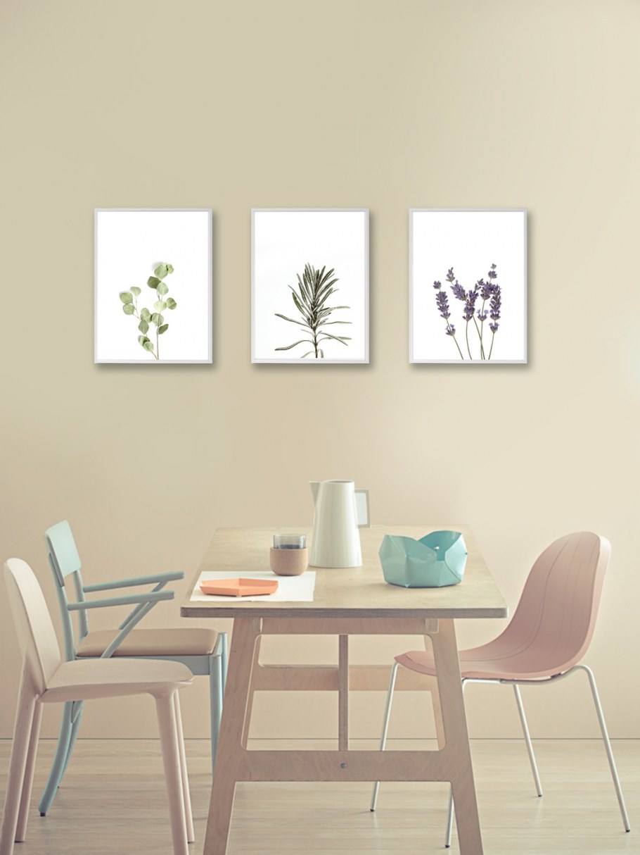 Набор интерьерных постеров "безмятежность" 6 шт.