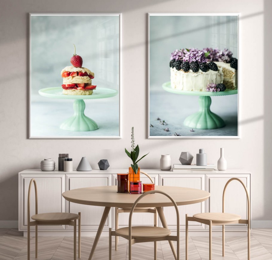 Постеры для кухни торт