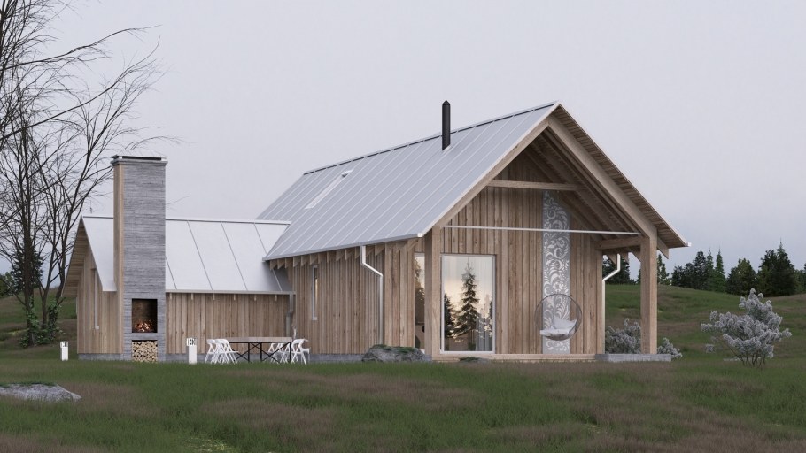 Деревянный голландский домик