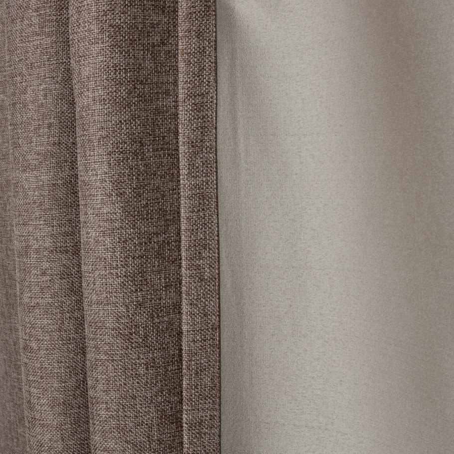 Шторы серо коричневые рогожка