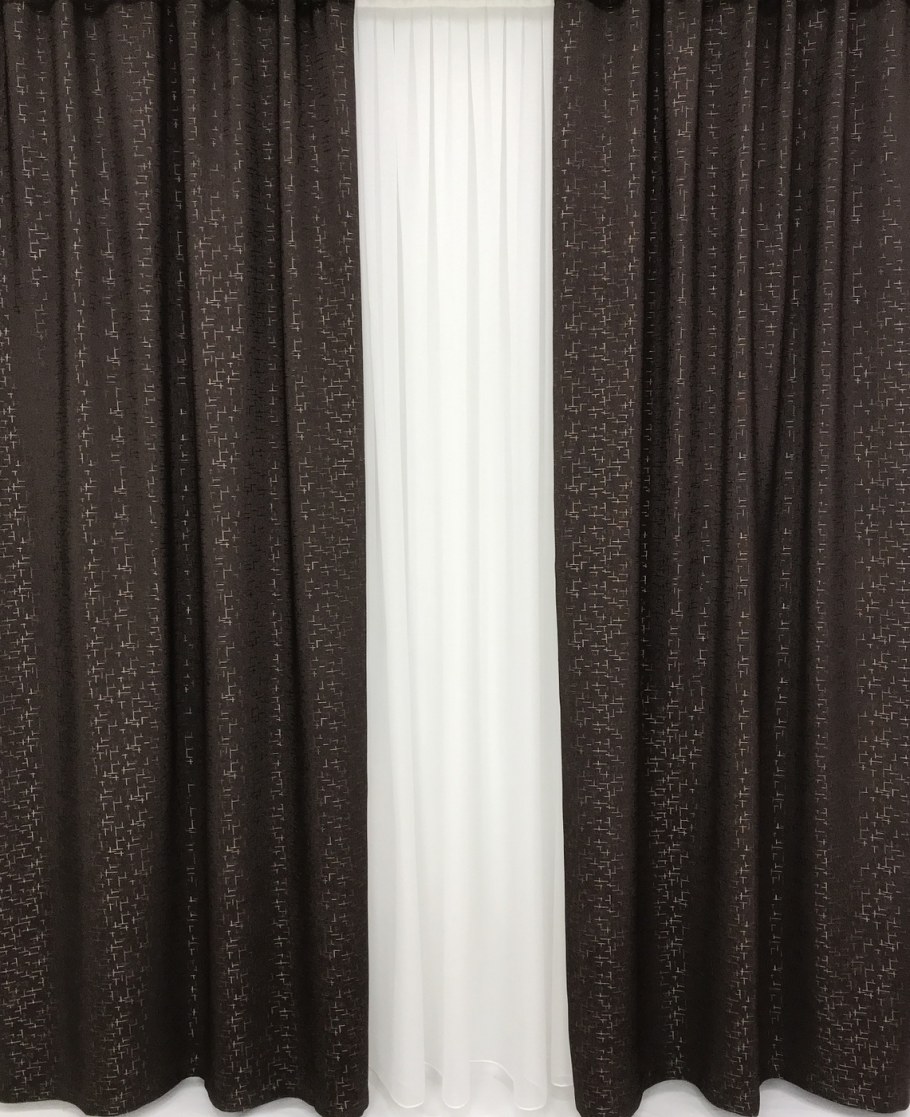 Штора айвори Аврора 270х150см