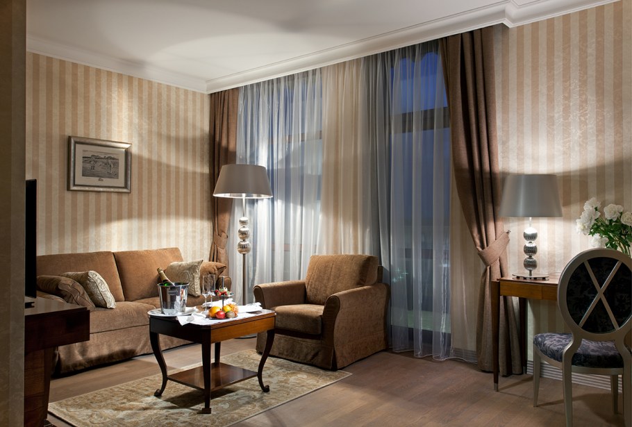 Портьеры рогожка в интерьере