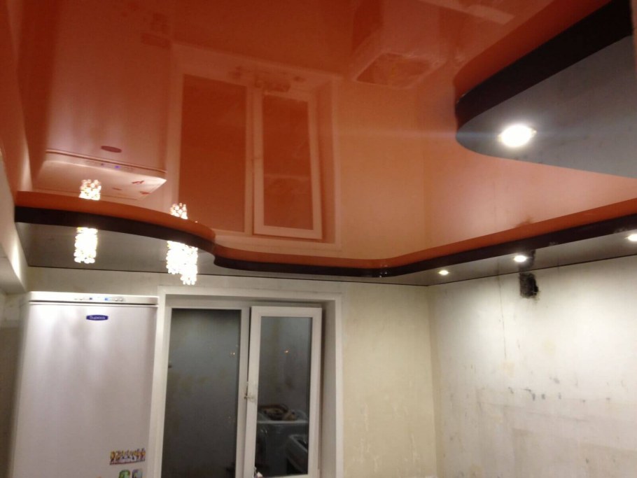 Навесные потолки абрикос