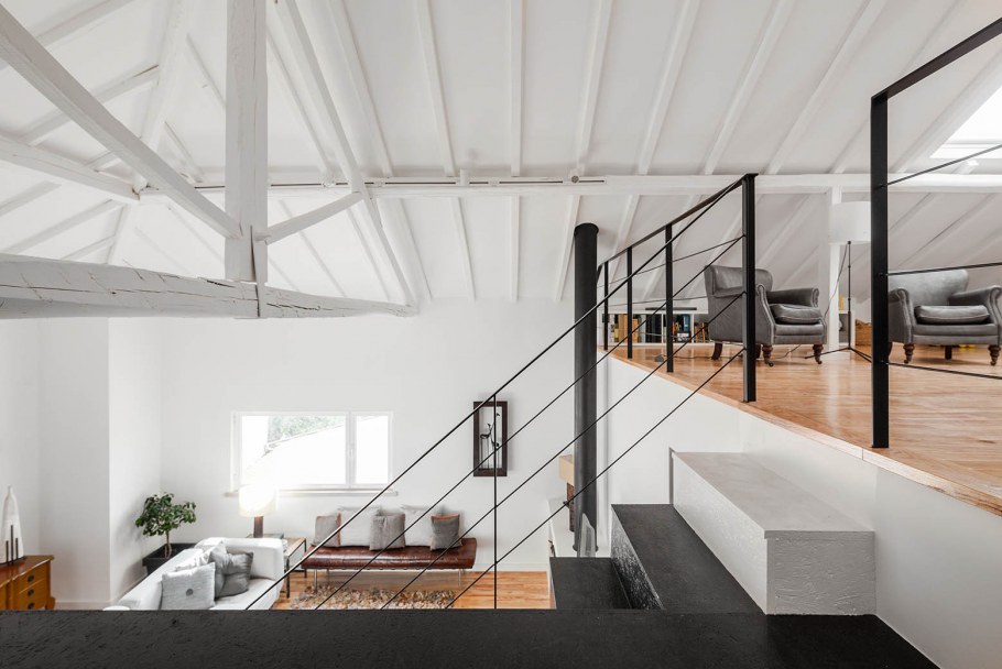 Барнхаус интерьер лофт