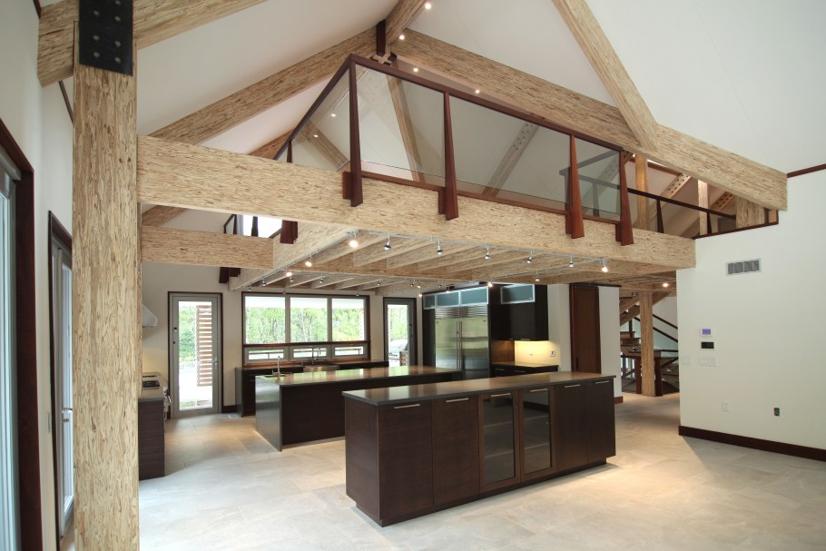 Барнхаус из двутавровой балки