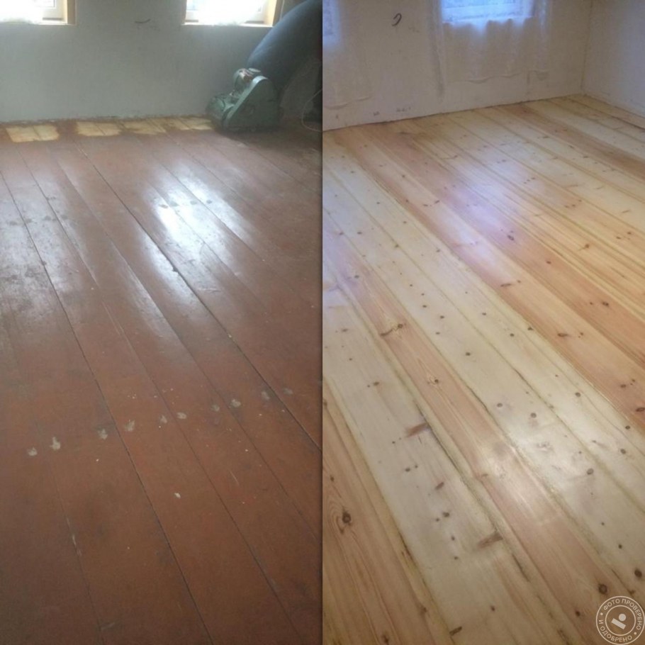 Циклевка половой доски