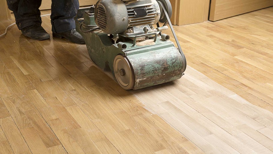 Отциклевать старый паркет