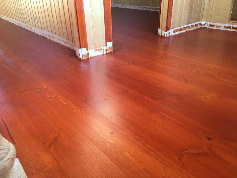 Шлифовка фанеры деревянного пола