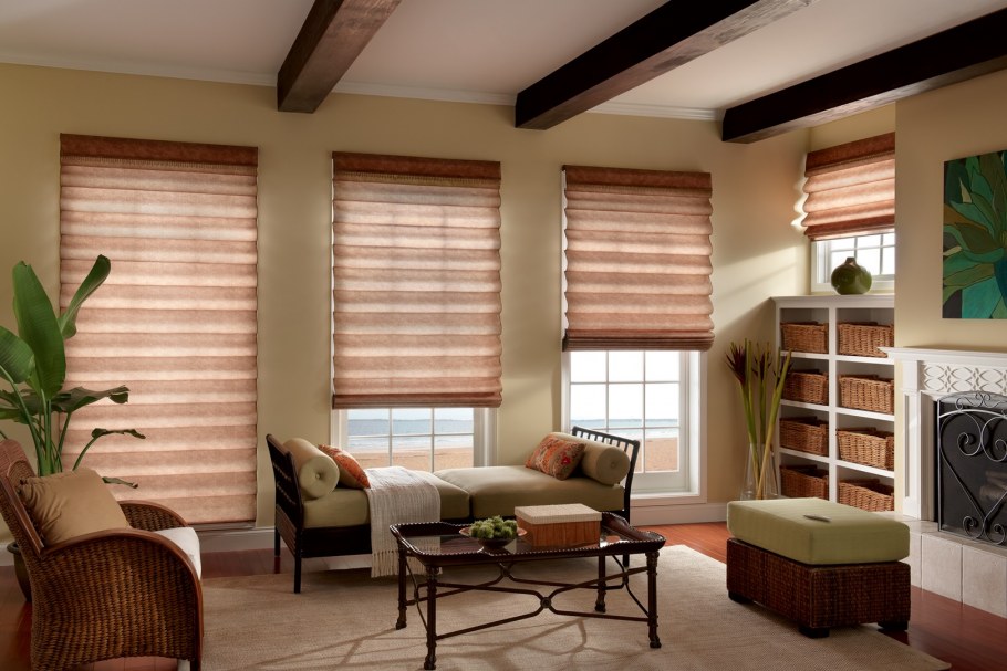 Жалюзи горизонтальные тканевые