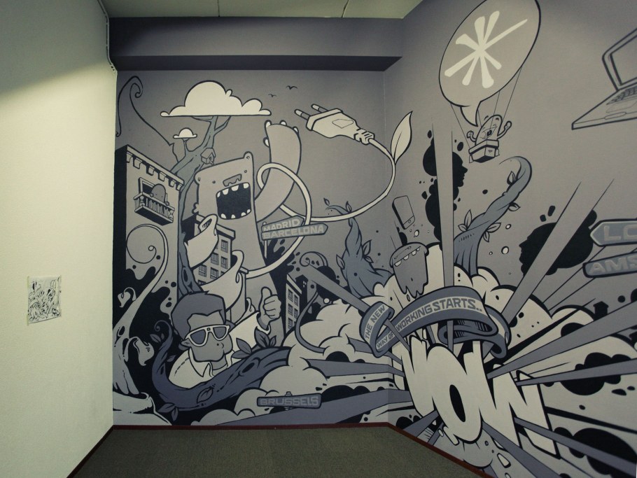 Художественная роспись стен граффити