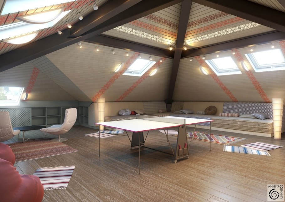 Мансардная кровля мансар Франсуа