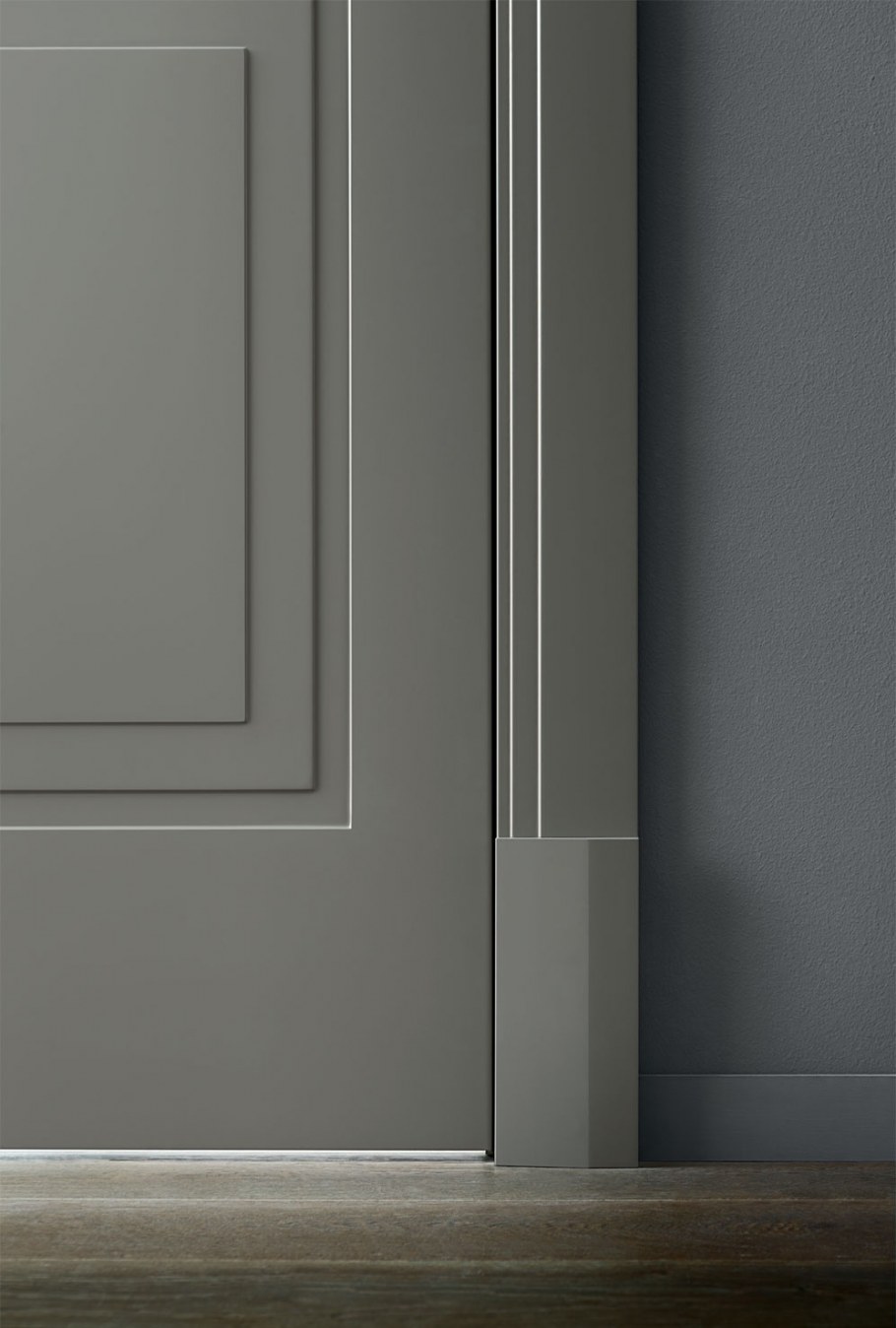 Плинтус металлический напольный