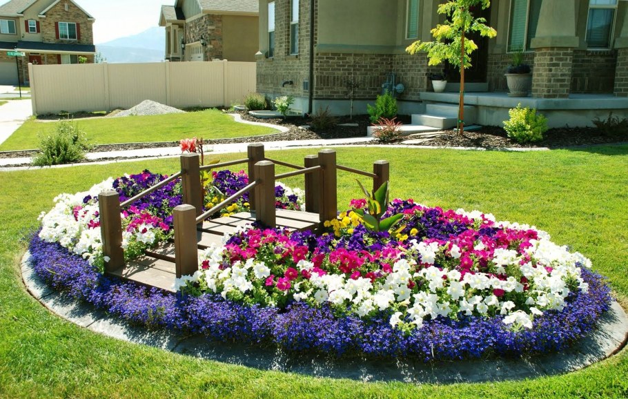 Красивые цветники