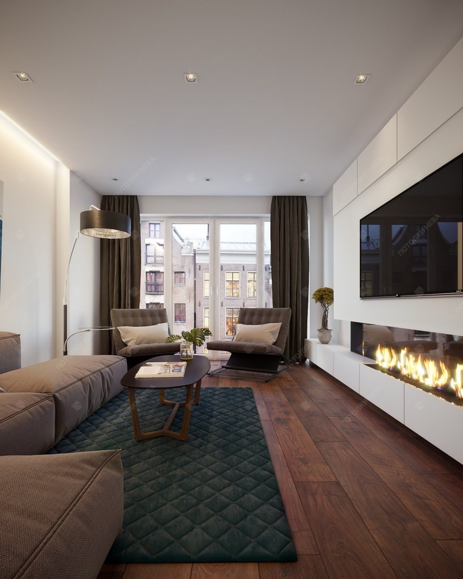 Освещение в гостиной