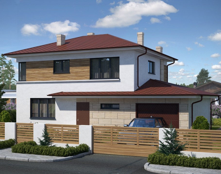 Дом с гаражом