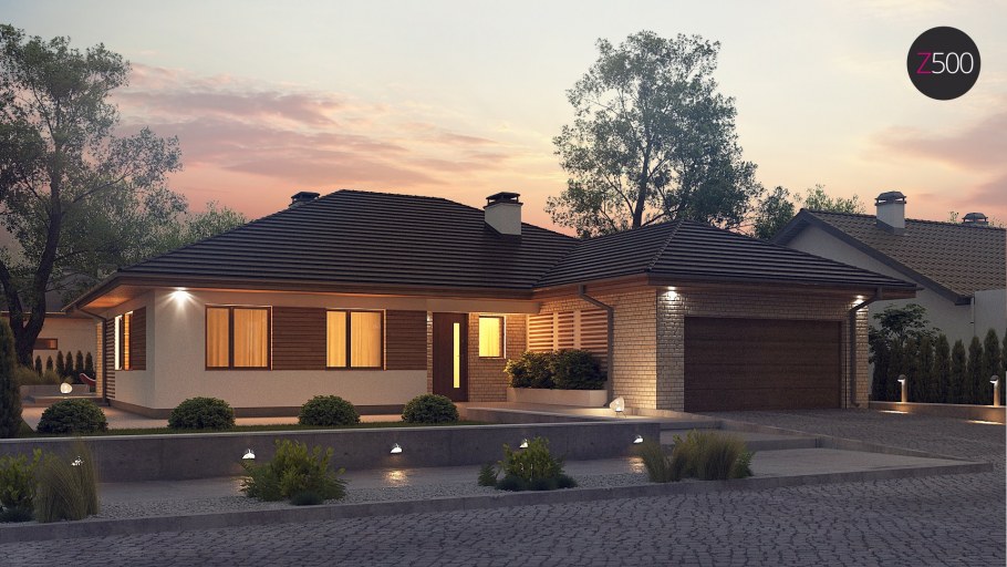 Z500 проекты одноэтажных домов с сауной