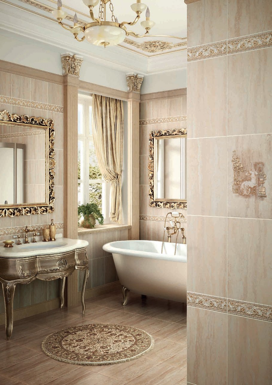 Плитка Травертино беж