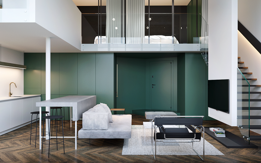 Конструктивизм/ Минимализм стиль в интерьере