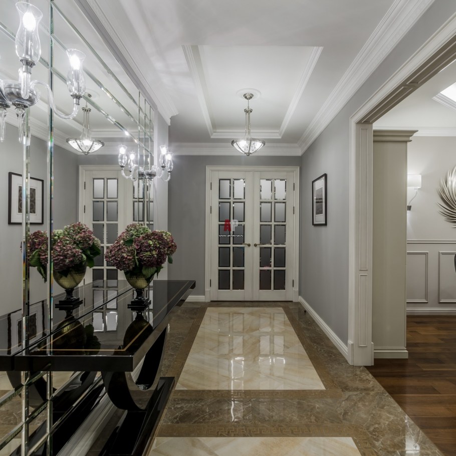 Зеркальные перегородки раздвижные